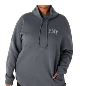 PINK Victoria's Secret Women's Gray Pullover Hoodie